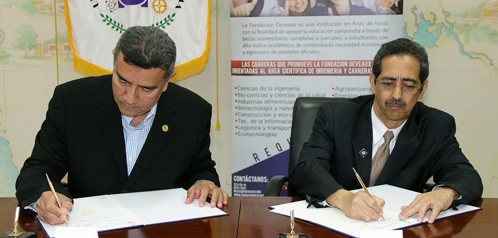 Firma de Convenio UTP - Fundación Deveaux